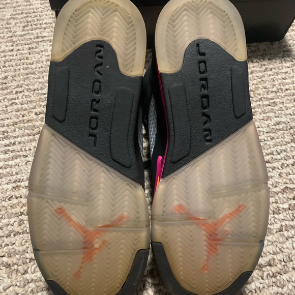 Nike Girls Air Jordan 5 Retro GS Basketball - Picture 5 of 8